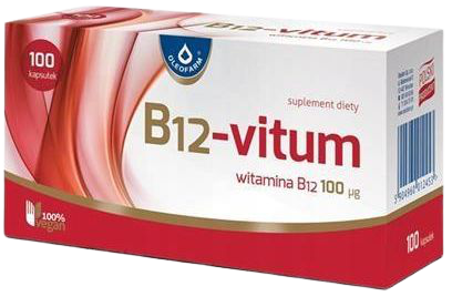 najlepsza witamina b12 Oleofarm Witamina B12-Vitum 100 kaps.