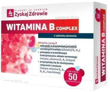 najlepsza witamina b12  Zyskaj zdrowie Witamina B12 120 tabl.