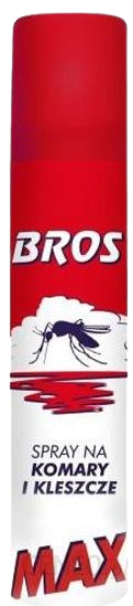 środek na komary Bros Spray Max Na Komary I Kleszcze 90Ml