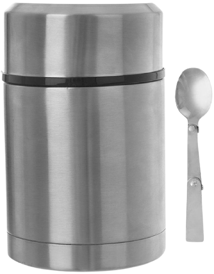 termos na zupę Termos obiadowy stalowy z łyżeczką z szerokim wlewem na zupę żywność próżniowy 700 ml