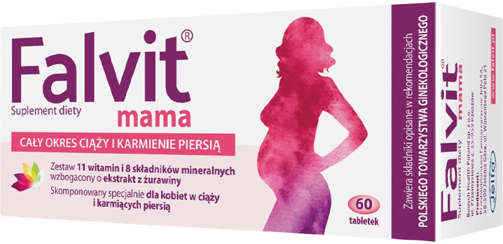 witamina dla matki karmiącej Falvit Mama 60 tabletek